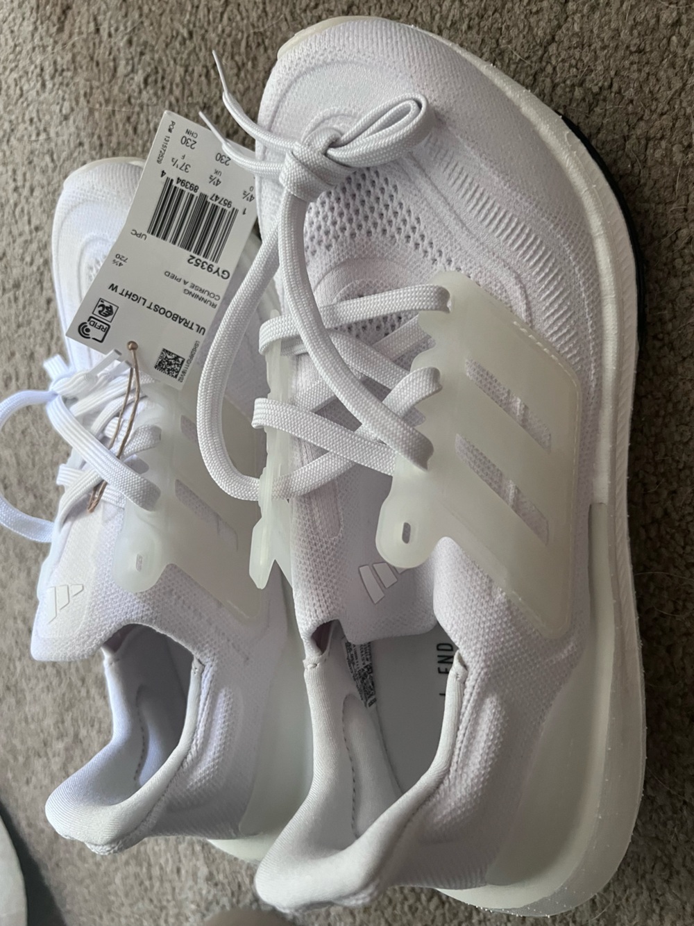 Adidas women’s ' Ultraboost Light W Running Shoes - White